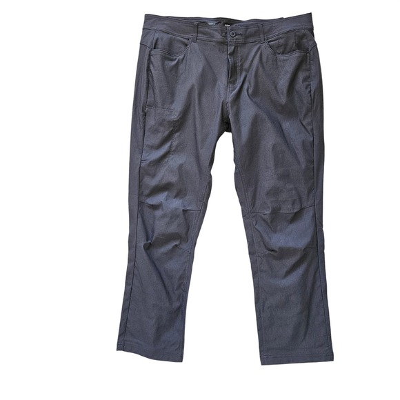 prAna Halle Straight Pant Plus II Coal Gray 18W/RG 1971032 Hiking Outdoor New - Picture 4 of 7